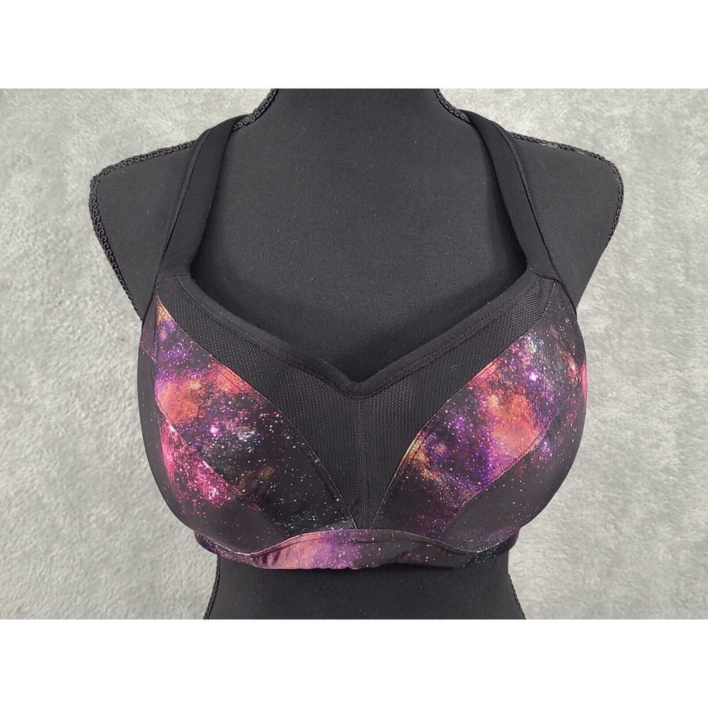 Torrid Active‎ 40DD Sports Bra Galaxy Print Underwire Back Closure #16480263
